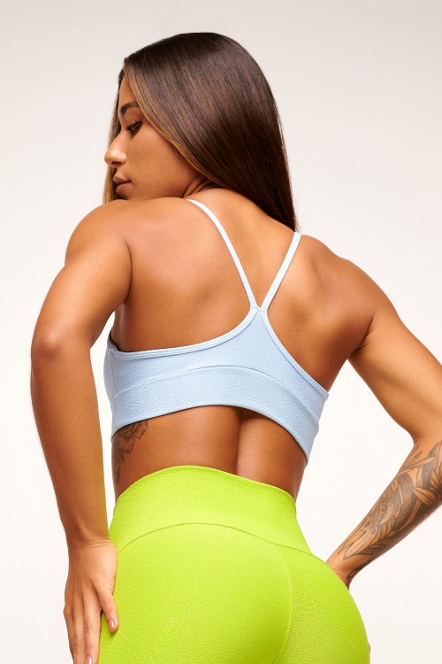 Top Azul com Blackout Synchrony