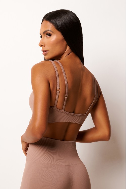 Top Seamless Mocha Ultra Fit