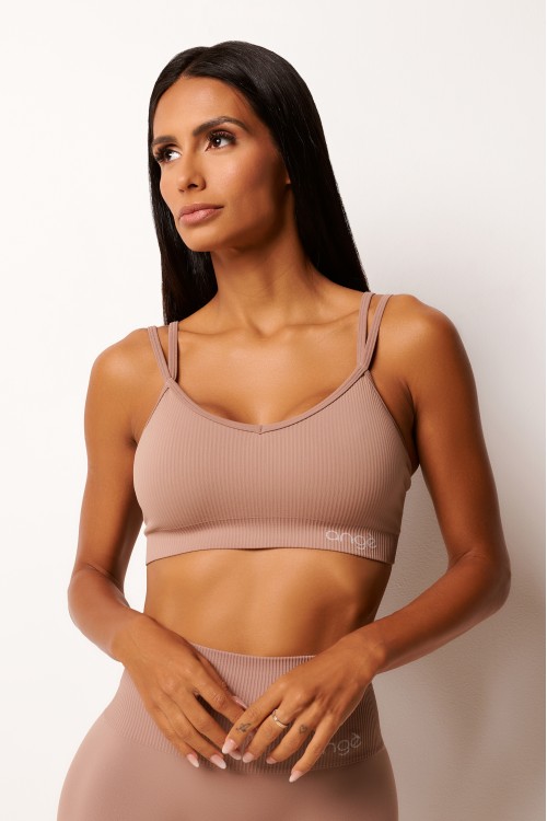 Top Seamless Mocha Ultra Fit