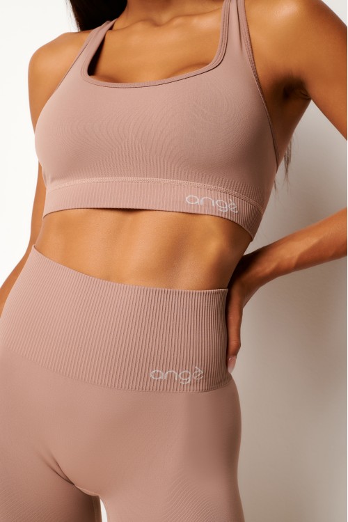 Top Nadador Seamless Mocha Ultra Fit