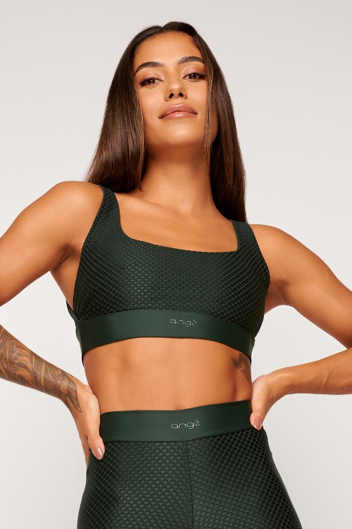 Top Verde com textura Dedication