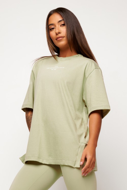 Blusa Pistache de Algodão Fitness 16