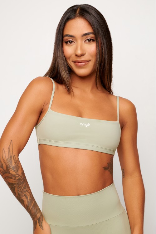 Top Pistache Básico Slim