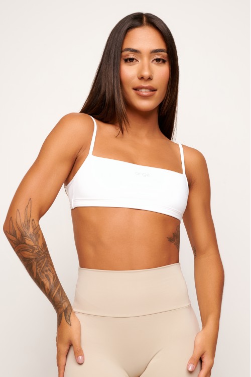 Top Branco Básico Slim